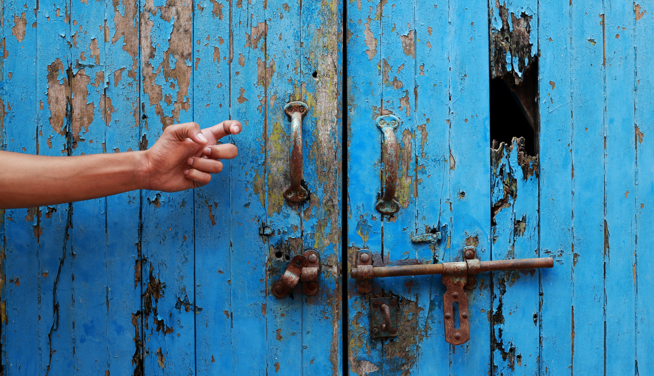 Who is at the door?